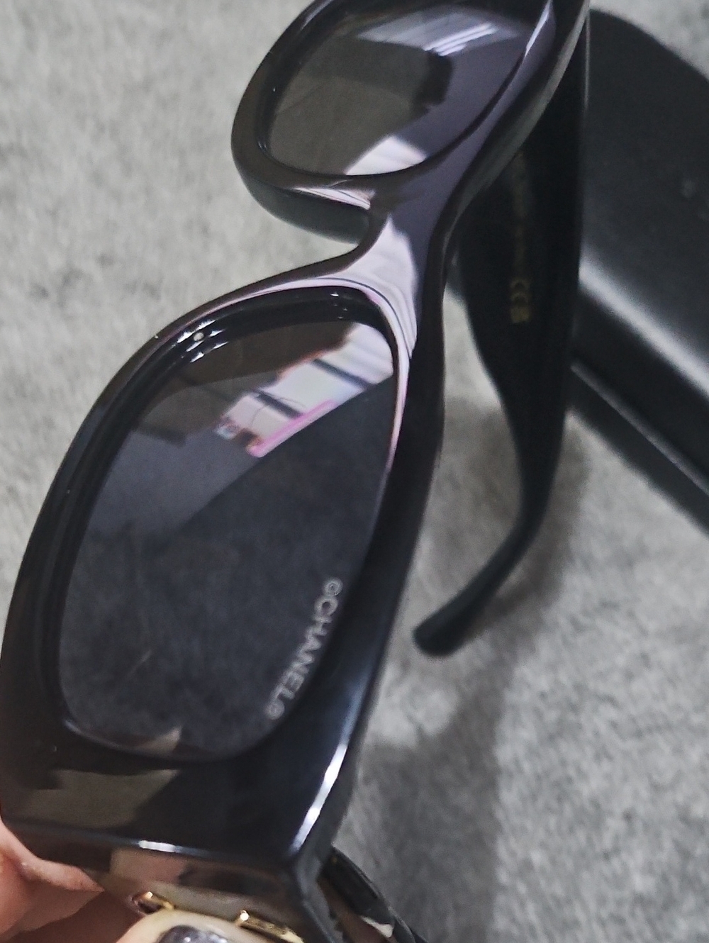 Chanel 90s CH5525 Acetate Rectangle Sunglasses - Picture 11 of 13